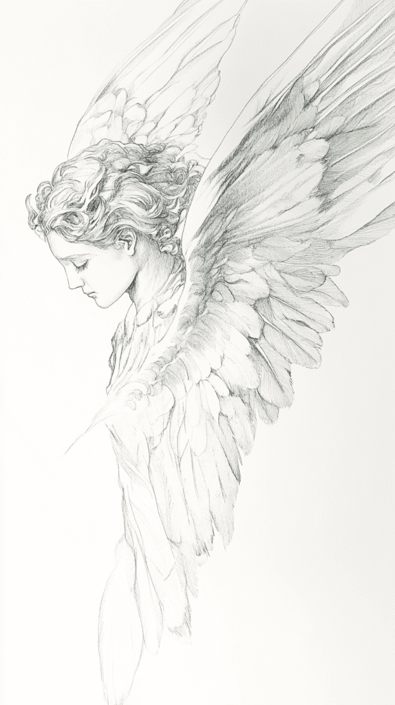 Heavenly Art: 17 God-Inspired Sketch Ideas to Awaken Your Creativity 2 Angelic Visions