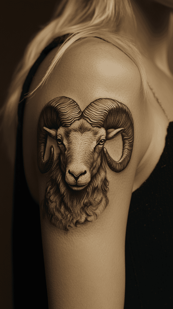 Discover Your Perfect Celestial Ink: Zodiac Tattoo Ideas for Women 4 Aries The Rams Bold Strength 3