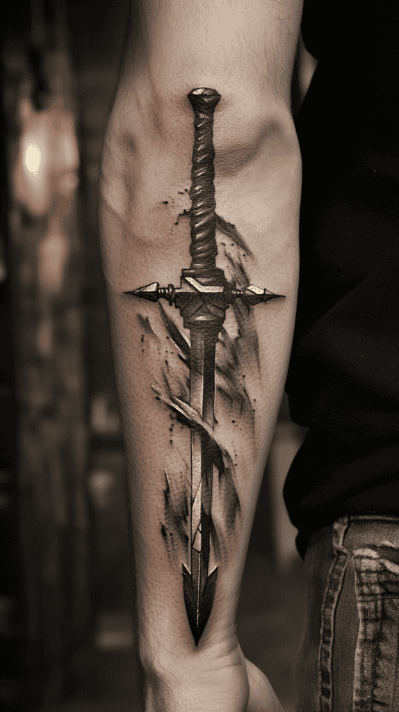 Modern Spartan: 18 Greek Tattoo Ideas Every Man Should Consider 32 Artemiss Arrow 2