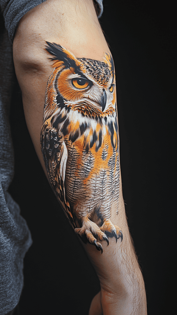 Modern Spartan: 18 Greek Tattoo Ideas Every Man Should Consider 6 Athenas Owl 2 1