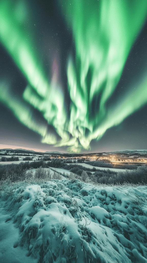 From Dusk Till Dawn: 21 Night-Inspired Wallpapers That Will Illuminate Your Phone 12 Aurora Borealis Extravaganza