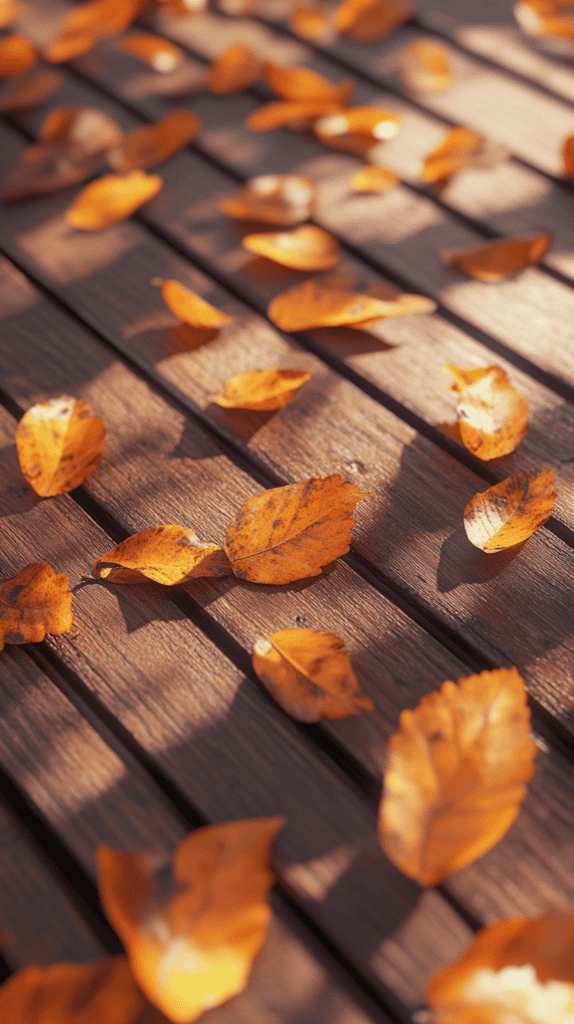 18 Orange Wallpapers to Refresh Your Phone's Look 5 Autumn Leaves Elegance