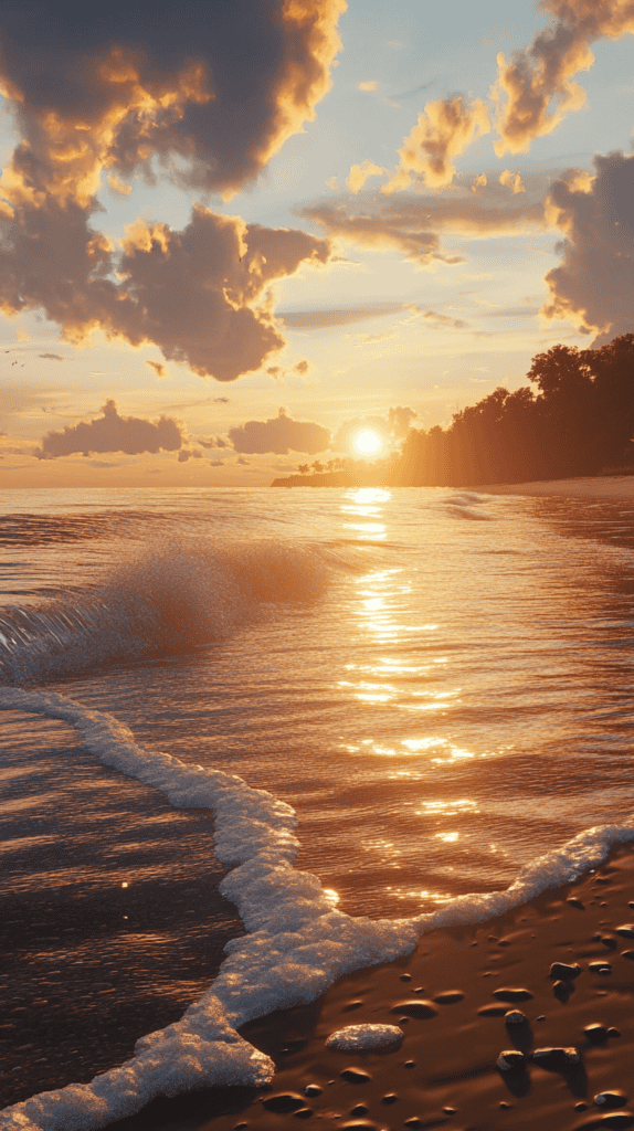 18 Sunset Phone Wallpapers That Elevate Your Screen 42 Beachside Bliss 2