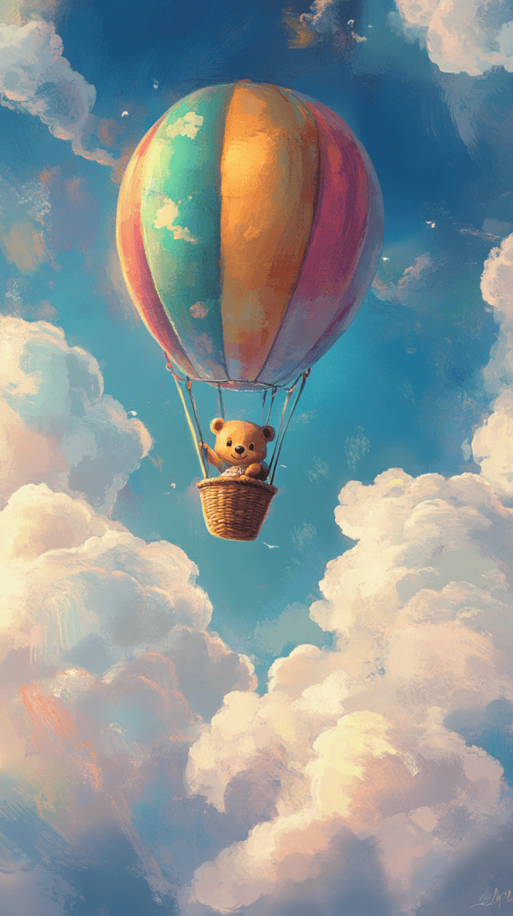 20 Hilarious Phone Wallpapers That Make Every Unlock Better 46 Bear in a Balloon 2