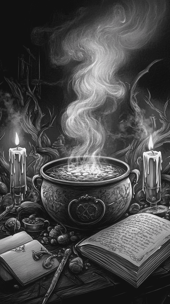 From Eerie to Enchanting: 16 Halloween Drawing Ideas You Never Imagined 11 Bewitching Witchs Brew 2