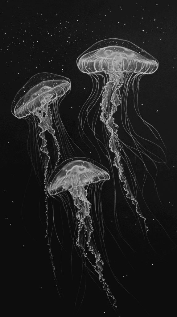 Dive Deep: 18 Ocean-Inspired Drawing Ideas That Will Captivate Your Imagination 12 Bioluminescent Wonders