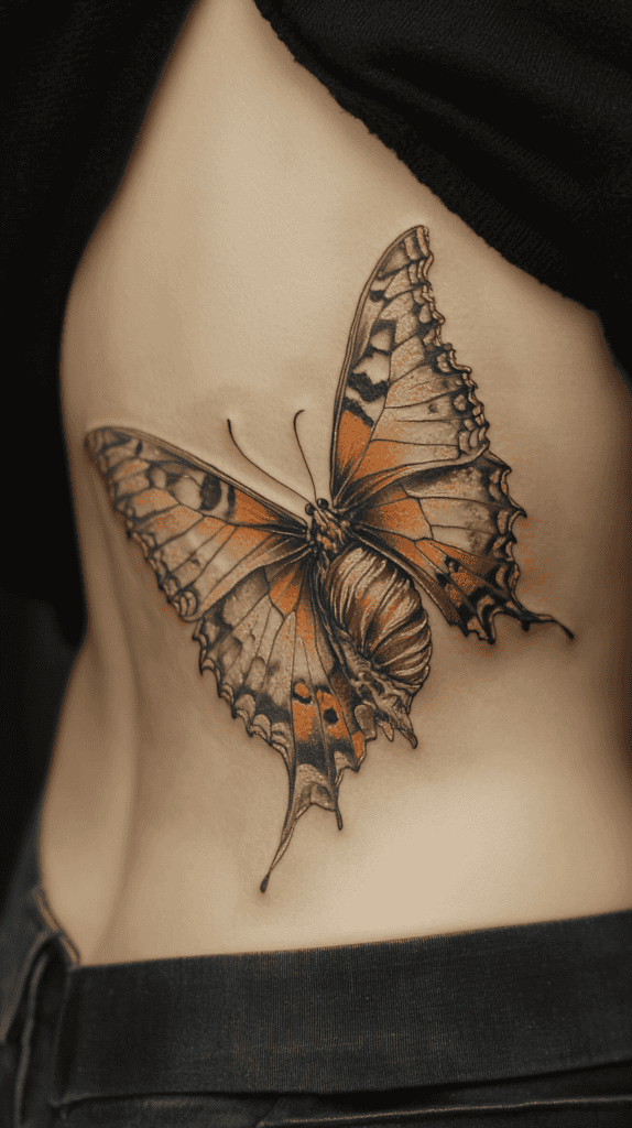18 Emo Tattoo Ideas Worth Considering for Self-Expression 34 Butterfly in Transition