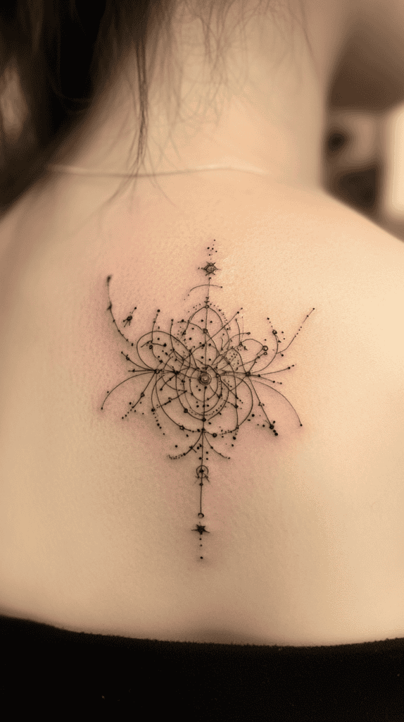 Discover Your Perfect Celestial Ink: Zodiac Tattoo Ideas for Women 33 Celestial Constellation Tattoos 2