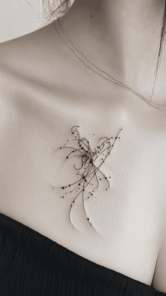 Discover Your Perfect Celestial Ink: Zodiac Tattoo Ideas for Women 32 Celestial Constellation Tattoos