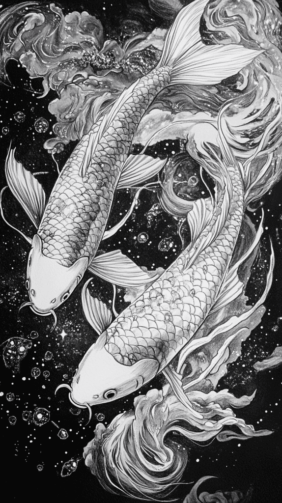 These 30 Trippy Drawing Ideas That Will Revolutionize Your Art 37 Celestial Fish