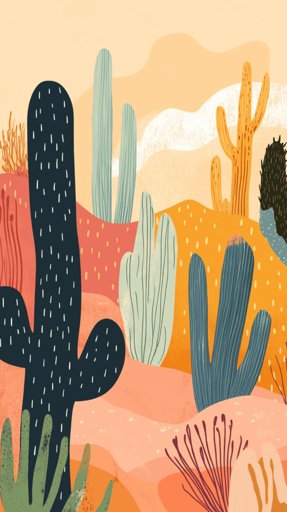 17 Phone Wallpapers That Will Instantly Lift Your Mood 42 Charming Cactus Collection 2