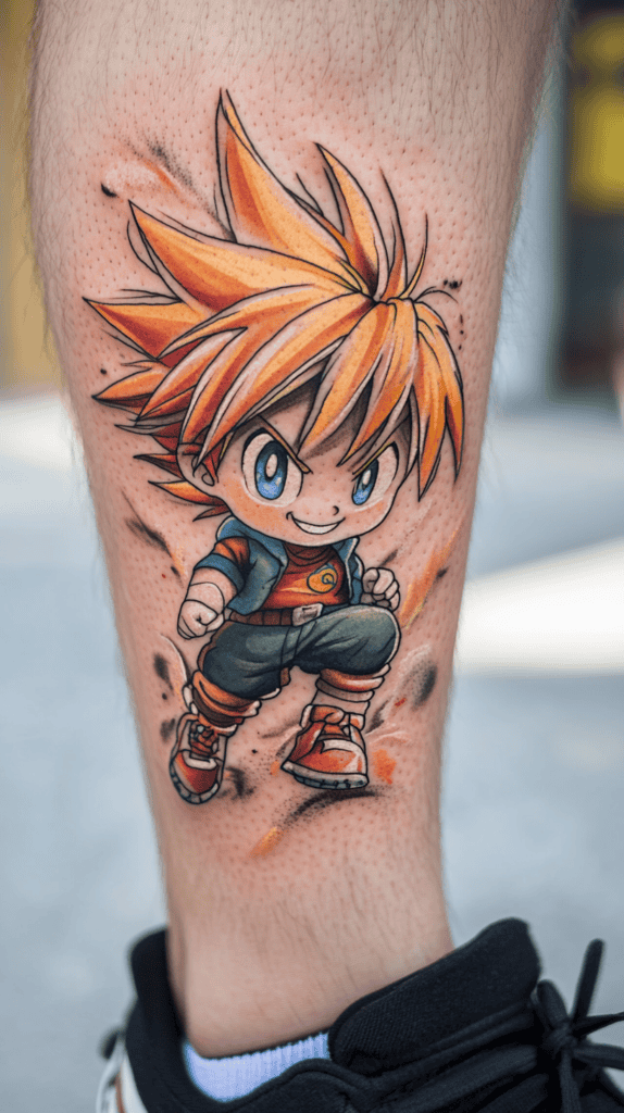 20 Anime-Inspired Tattoo Designs That Speak Without Words 46 Chibi Charm 2