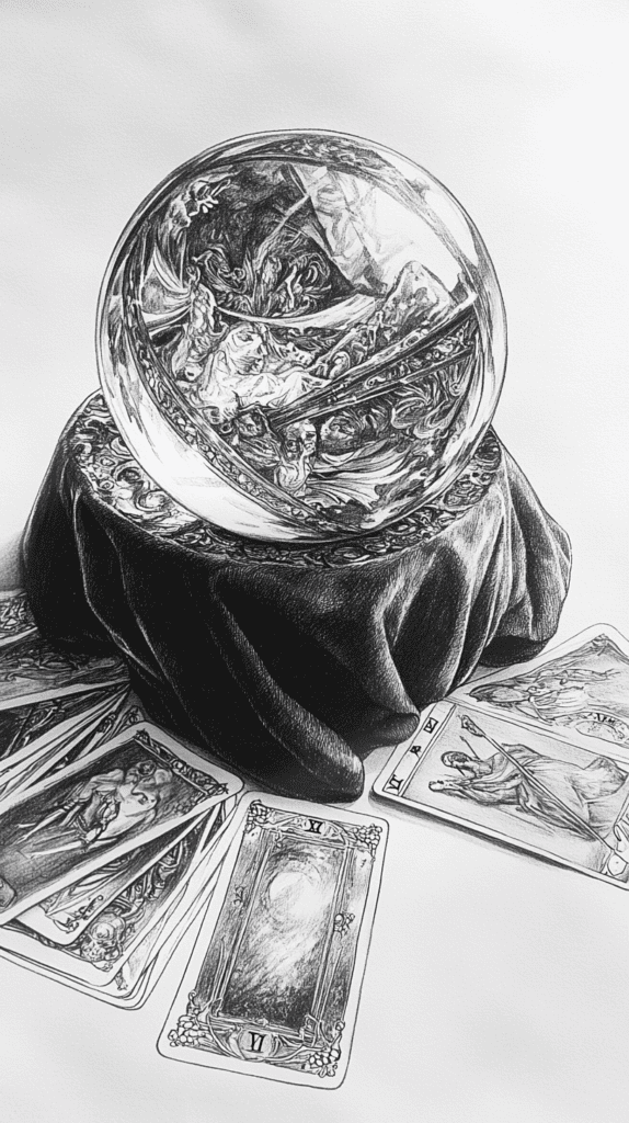 From Eerie to Enchanting: 16 Halloween Drawing Ideas You Never Imagined 40 Chilling Crystal Ball Visions 3