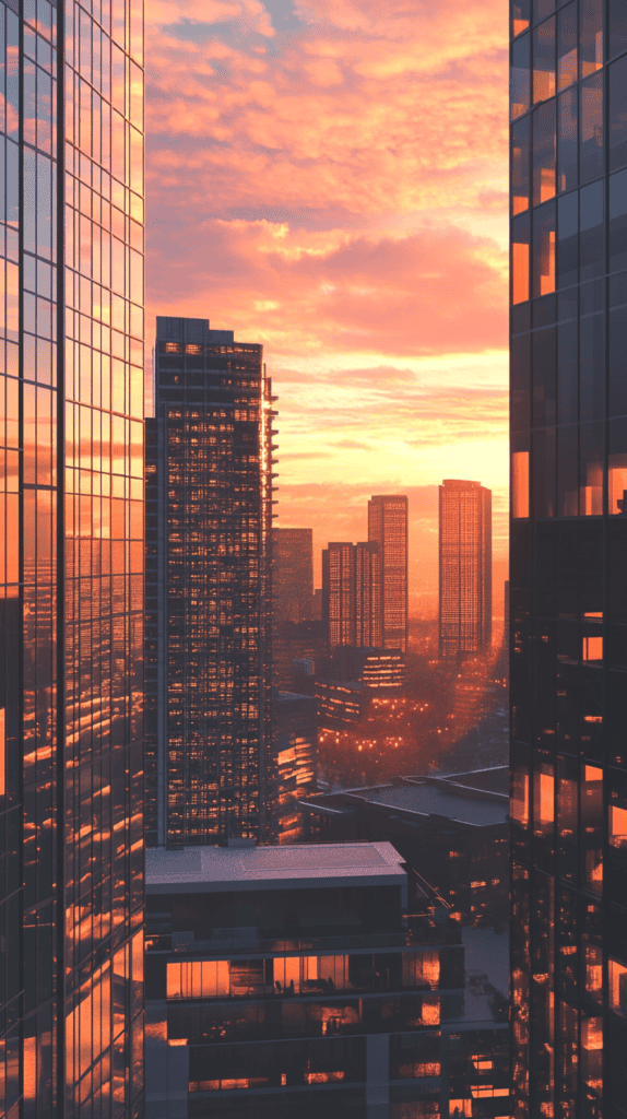 18 Sunset Phone Wallpapers That Elevate Your Screen 8 Cityscape Sundown 2