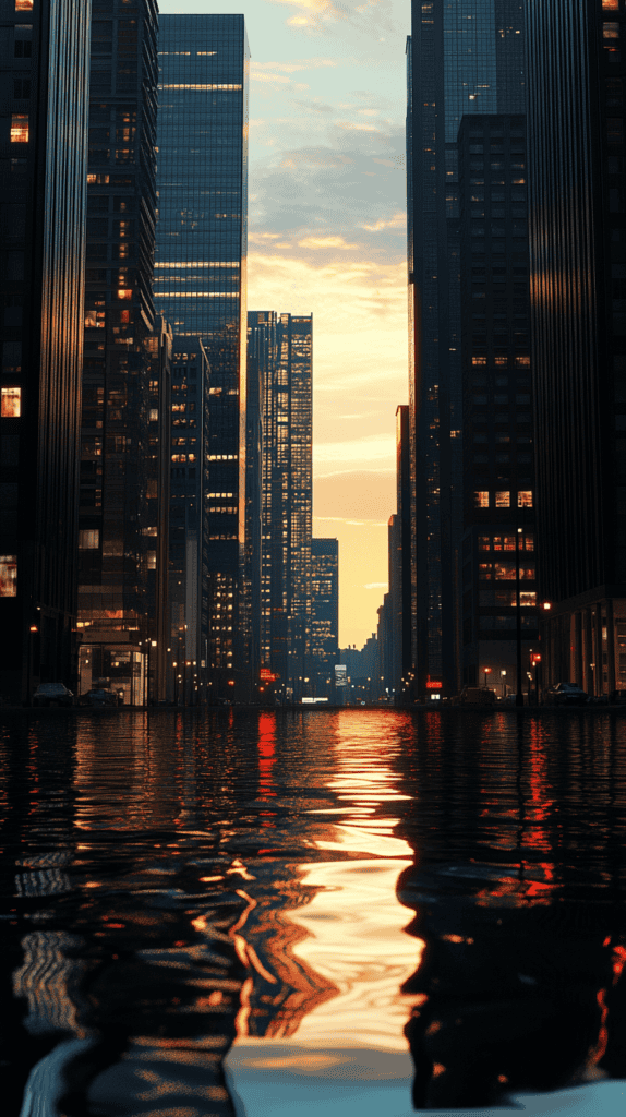 18 Sunset Phone Wallpapers That Elevate Your Screen 9 Cityscape Sundown 3