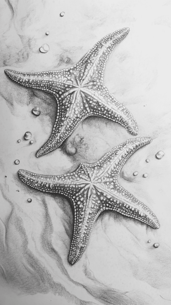 Explore the Depths: 19 Underwater Drawing Ideas You Haven't Tried Yet 33 Colorful Starfish Patterns 2