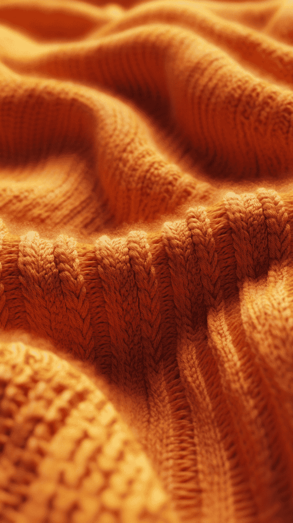 18 Orange Wallpapers to Refresh Your Phone's Look 15 Cozy Knitted Warmth 2