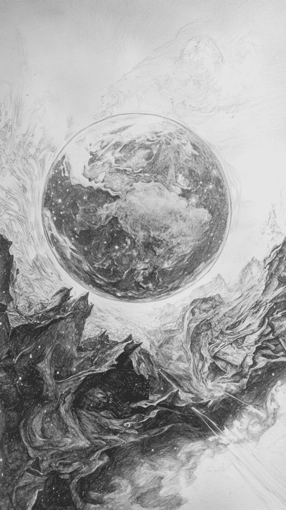 Heavenly Art: 17 God-Inspired Sketch Ideas to Awaken Your Creativity 5 Creation of the World