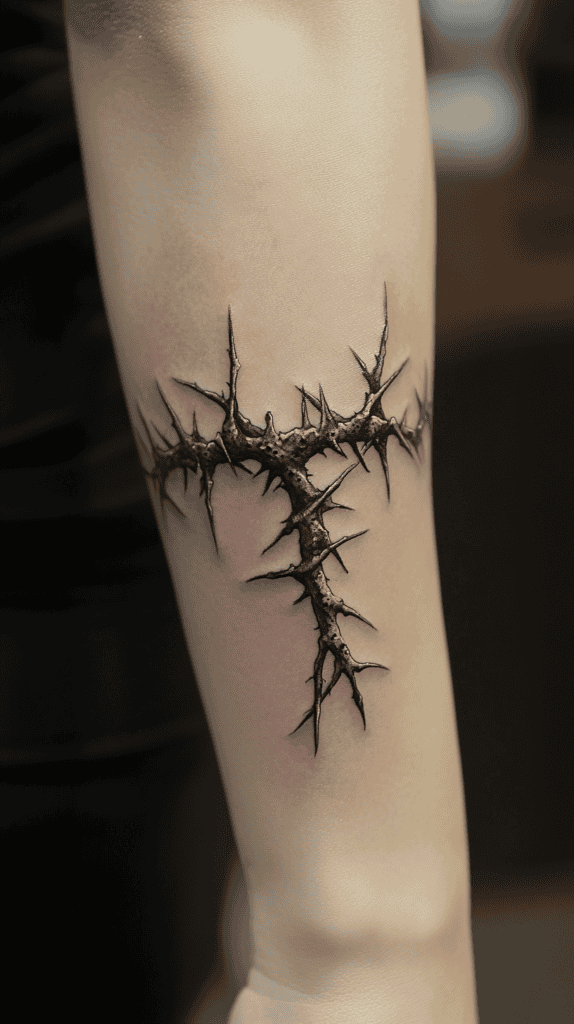 18 Emo Tattoo Ideas Worth Considering for Self-Expression 39 Crown of Thorns 2