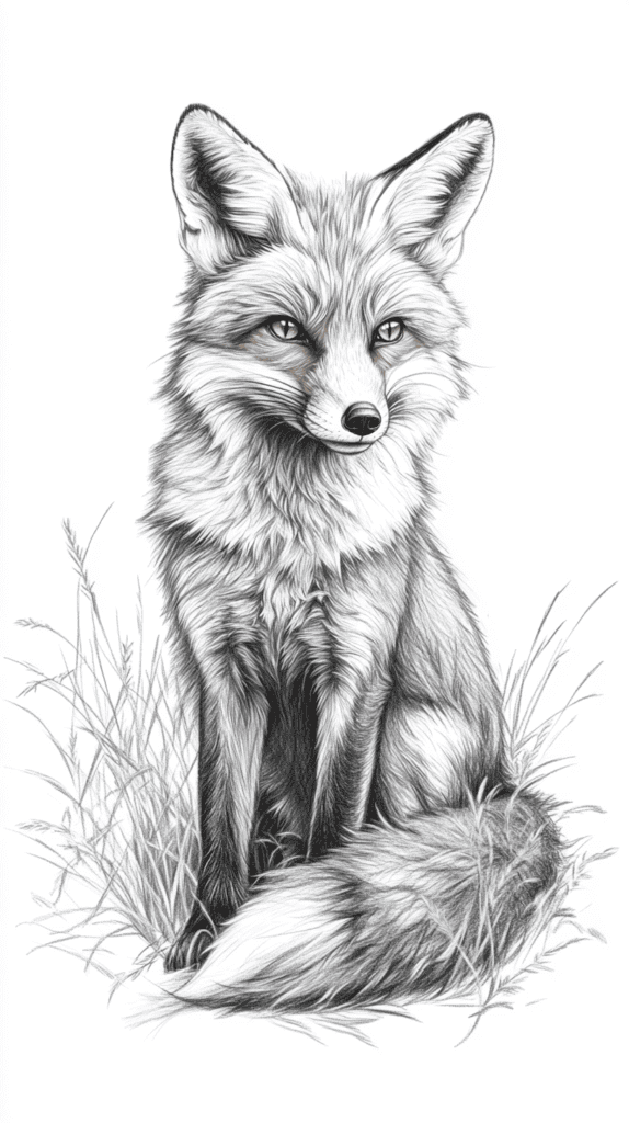 The 19 Animal Drawing Ideas Every Aspiring Artist Should Try 10 Curious Red Fox 2