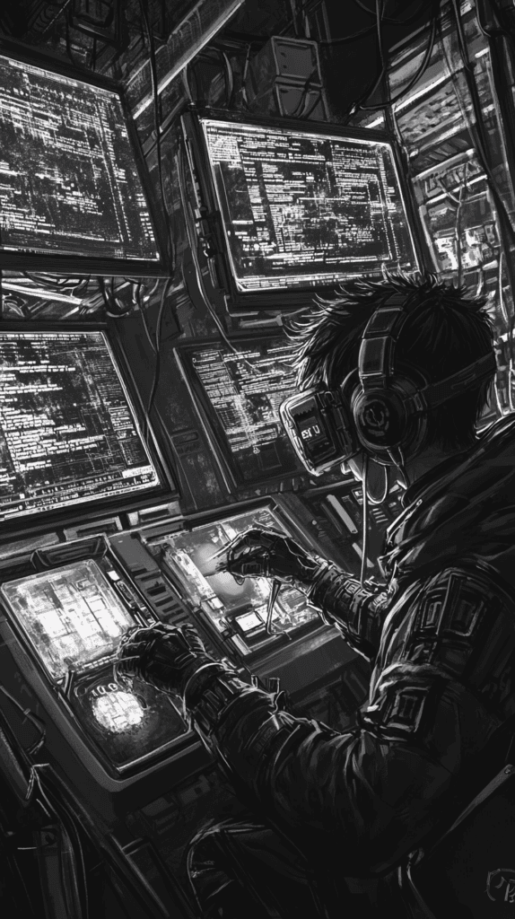 The Magic of Anime: 18 Drawing Ideas That Will Captivate Your Imagination 15 Cyberpunk Hacker Extraordinaire 2 1