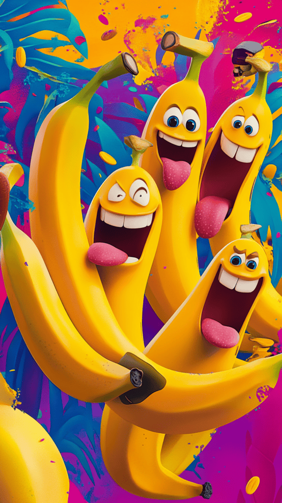 20 Hilarious Phone Wallpapers That Make Every Unlock Better 3 Dancing Bananas 2