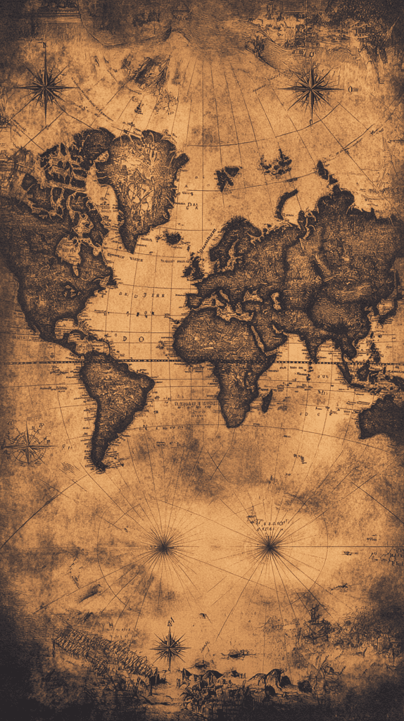 Is Your Phone Too Bright? Discover 20 Dark Wallpapers to Tone It Down 46 Dark Vintage Map 2