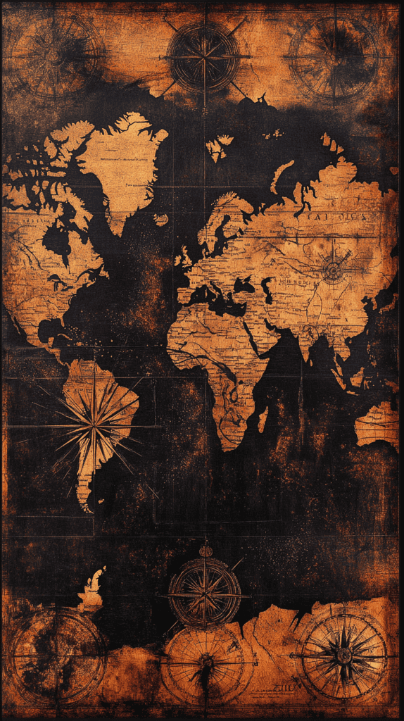 Is Your Phone Too Bright? Discover 20 Dark Wallpapers to Tone It Down 45 Dark Vintage Map