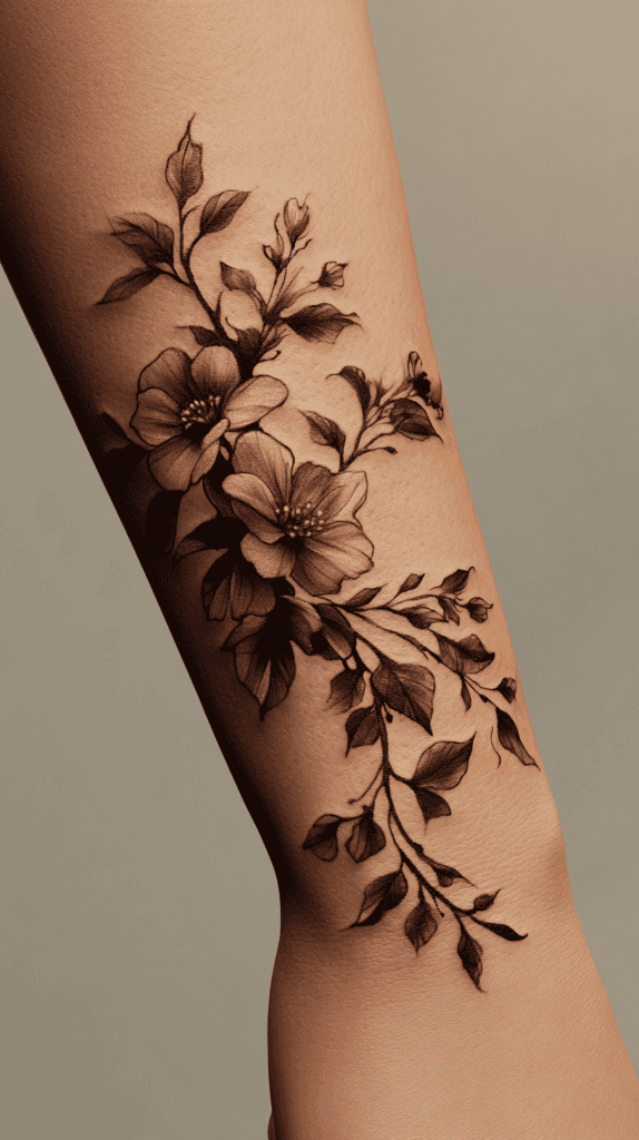 Delicate Floral Vine 2