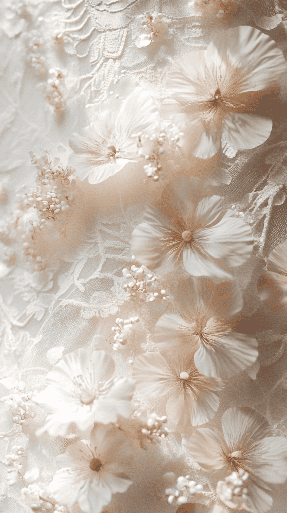 18 Floral Wallpapers to Revamp Your Phone Screen 33 Delicate Lace Petals 2
