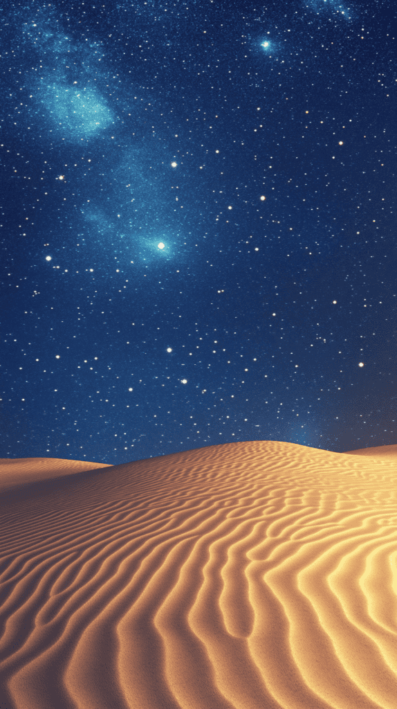 From Dusk Till Dawn: 21 Night-Inspired Wallpapers That Will Illuminate Your Phone 18 Desert Dunes Bathed in Starlight 2