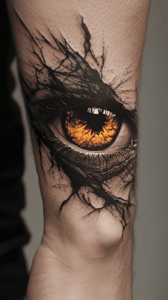 Unleash Your Dark Side: 23 Devilishly Unique Tattoo Ideas for Men 25 Devilish Eyes 2