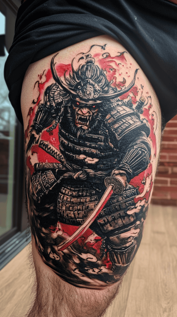 Unleash Your Dark Side: 23 Devilishly Unique Tattoo Ideas for Men 40 Devilish Samurai