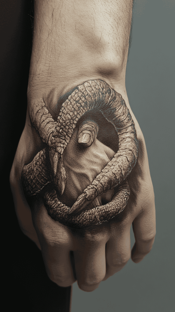Unleash Your Dark Side: 23 Devilishly Unique Tattoo Ideas for Men 38 Devils Handshake