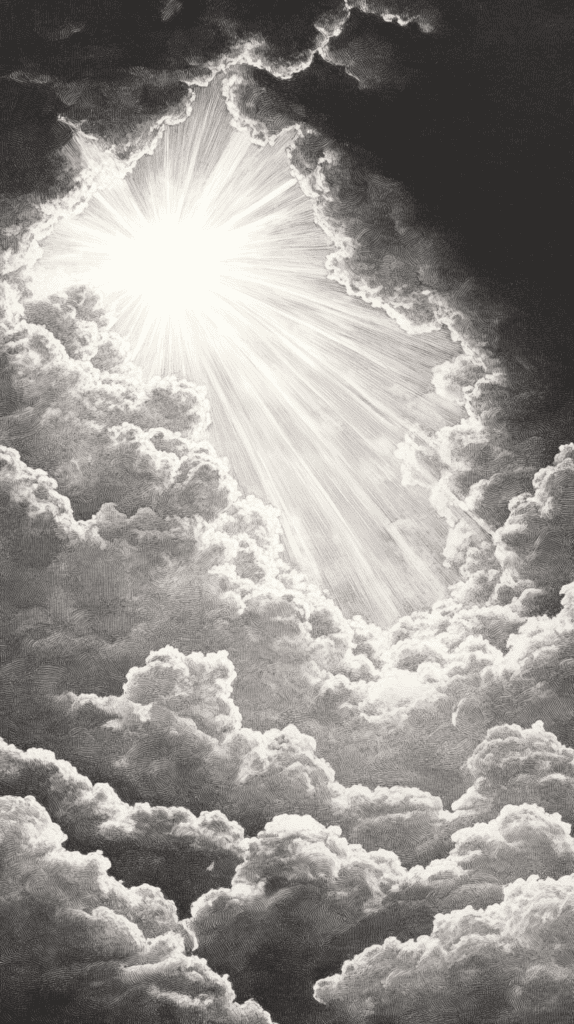 Heavenly Art: 17 God-Inspired Sketch Ideas to Awaken Your Creativity 9 Divine Light 2