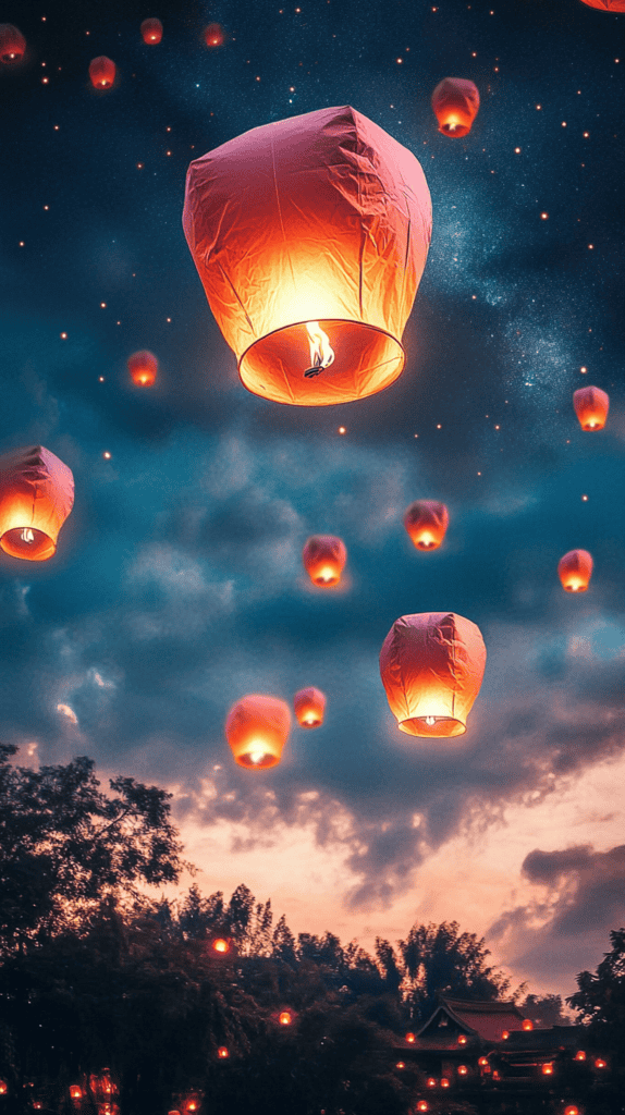 From Dusk Till Dawn: 21 Night-Inspired Wallpapers That Will Illuminate Your Phone 52 Dreamy Lantern Festival 2