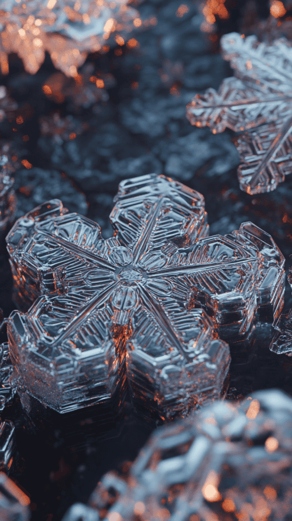 Feel the Holiday Cheer: Download 20 Charming Christmas Wallpapers Today 16 Elegant Snowflake Patterns
