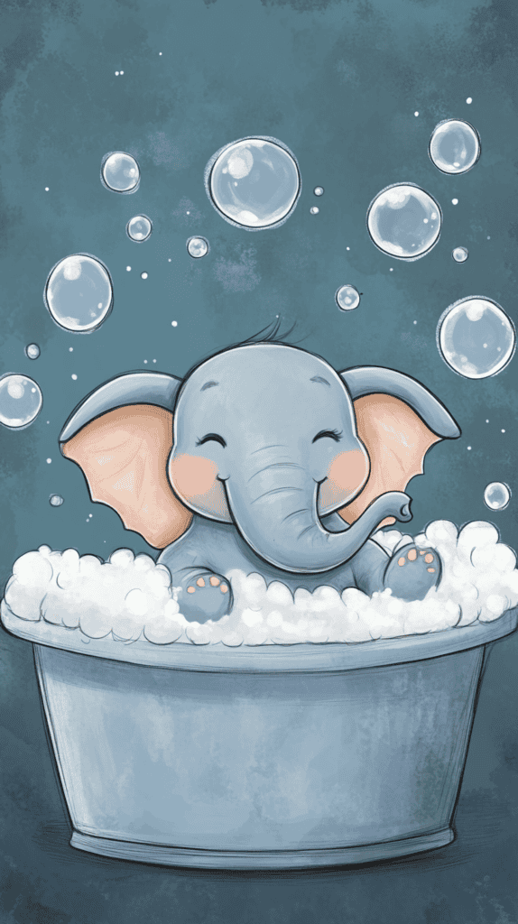 20 Hilarious Phone Wallpapers That Make Every Unlock Better 30 Elephant Bubble Bath 2