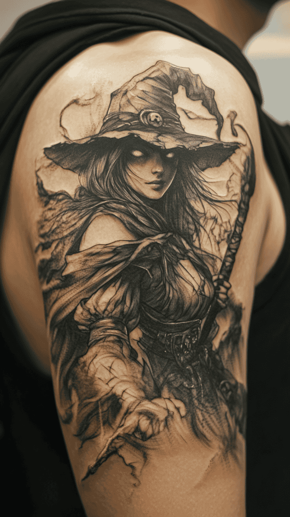 20 Anime-Inspired Tattoo Designs That Speak Without Words 35 Enchanting Witches and Wizards 3