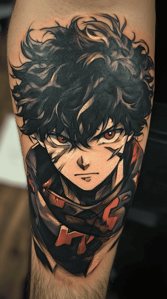 20 Anime-Inspired Tattoo Designs That Speak Without Words 4 Ethereal Character Portraits 3