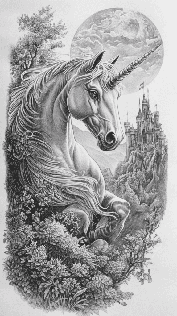 Get Inspired: 19 Unexpected Ways to Draw Unicorns Like a Pro 46 Ethereal Fairy Tale Unicorn 2