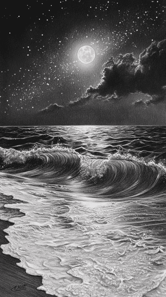 These 30 Trippy Drawing Ideas That Will Revolutionize Your Art 45 Falling Stars and Rising Oceans 2