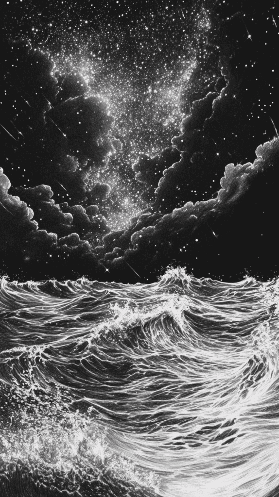 These 30 Trippy Drawing Ideas That Will Revolutionize Your Art 44 Falling Stars and Rising Oceans