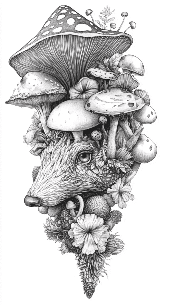Mushroom Artistry: 17 Unique Drawing Ideas to Spark Your Imagination 20 Fantastical Mushroom Creatures