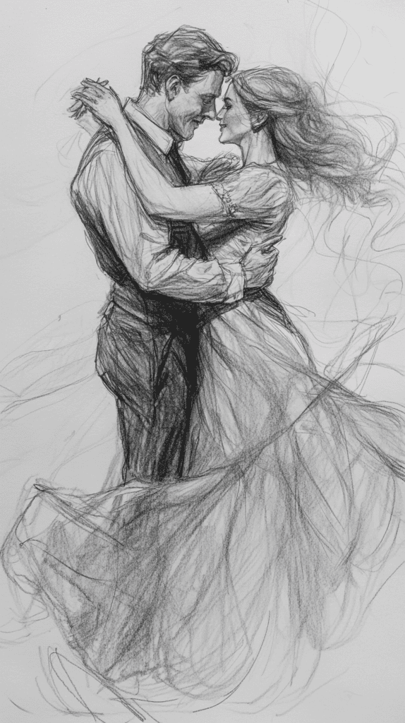 Unlock Your Heart: 18 Romantic Drawing Ideas That Capture Love Perfectly 17 First Dance 2