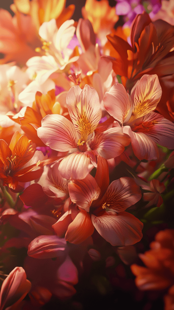 18 Orange Wallpapers to Refresh Your Phone's Look 34 Floral Fusion Fantasy