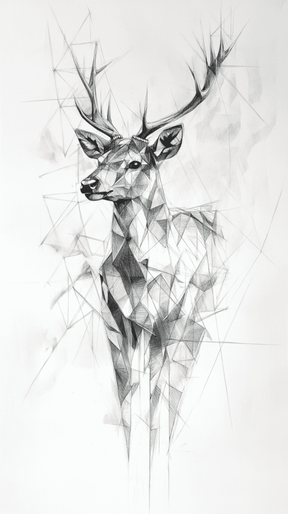 These 30 Trippy Drawing Ideas That Will Revolutionize Your Art 12 Geometric Animal Forms 2