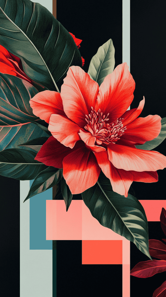 18 Floral Wallpapers to Revamp Your Phone Screen 24 Geometric Garden