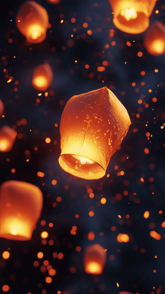 18 Orange Wallpapers to Refresh Your Phone's Look 27 Glowing Lantern Festival 2