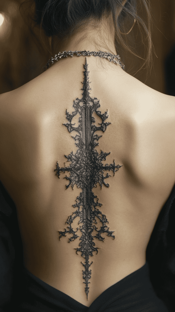 20 Edgy Grunge Tattoo Ideas for Women Who Break the Rules 47 Gothic Letters